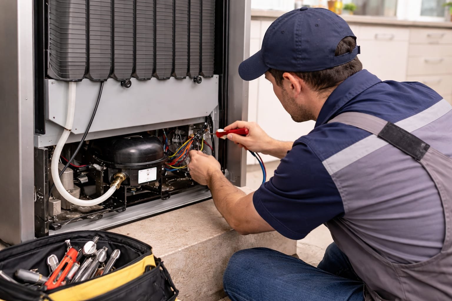 Refrigerator repair and troubleshooting service in Cuttack by Q Tech technician