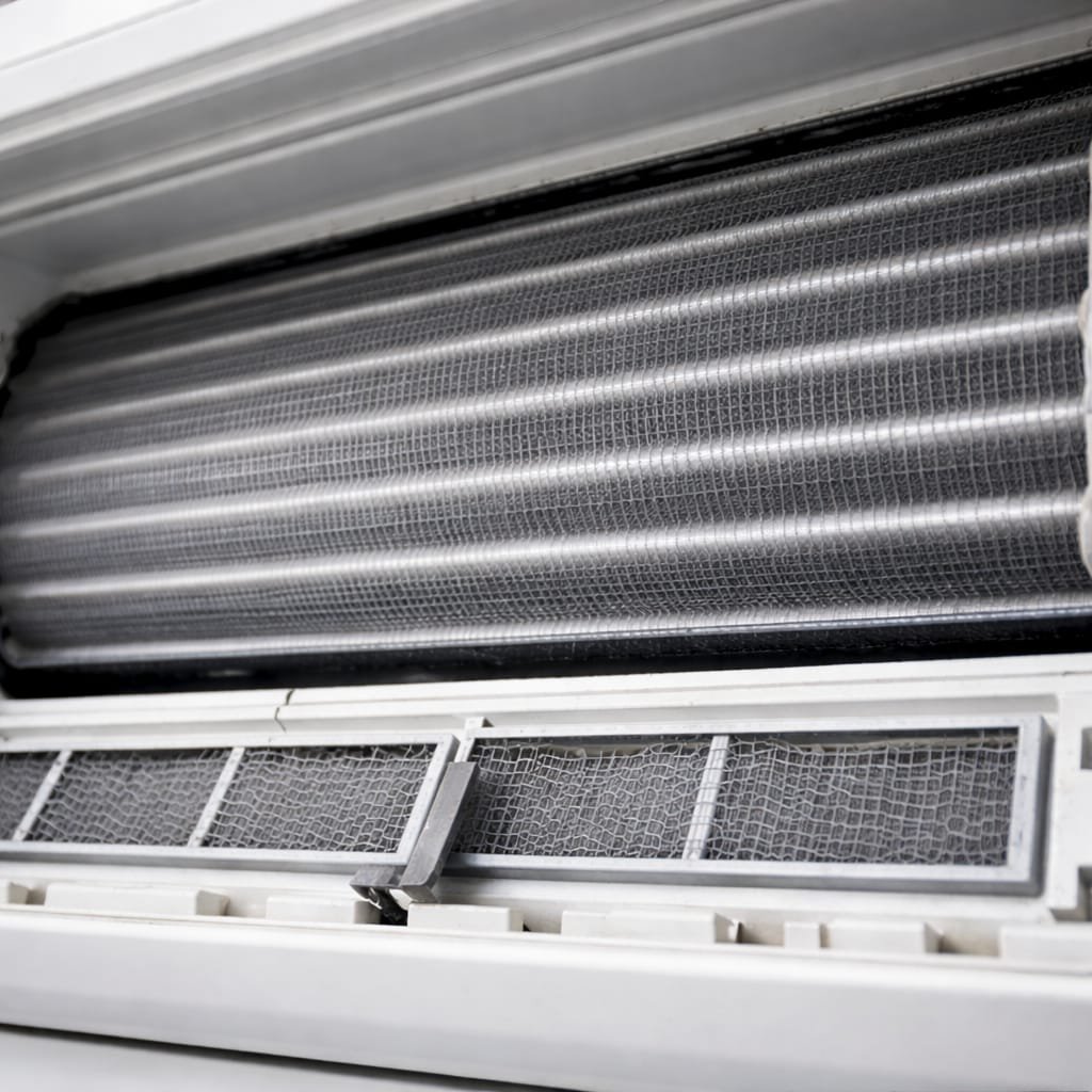 After repair – clean AC indoor coil