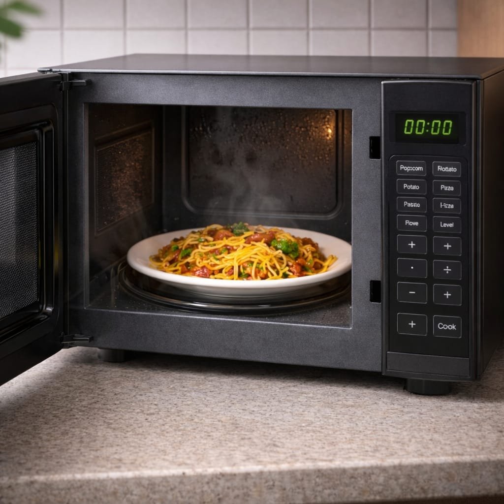 Before repair – microwave not heating food