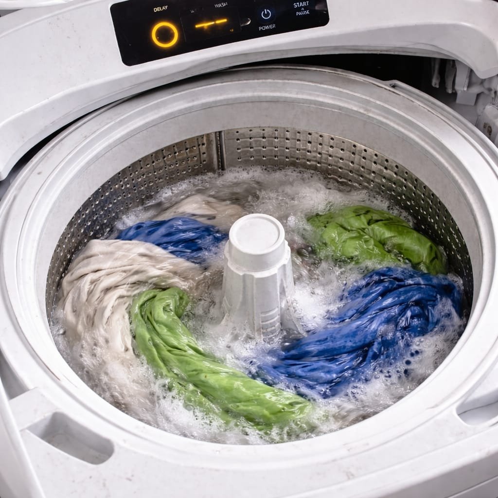 After repair – normal wash cycle restored